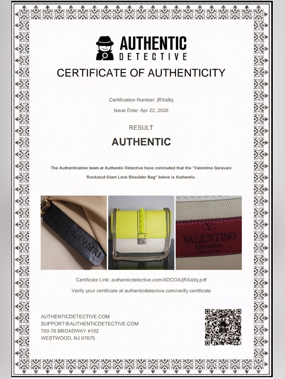 Valentino Garavani Glam Lock flap shoulder bag - Picture 15 of 15